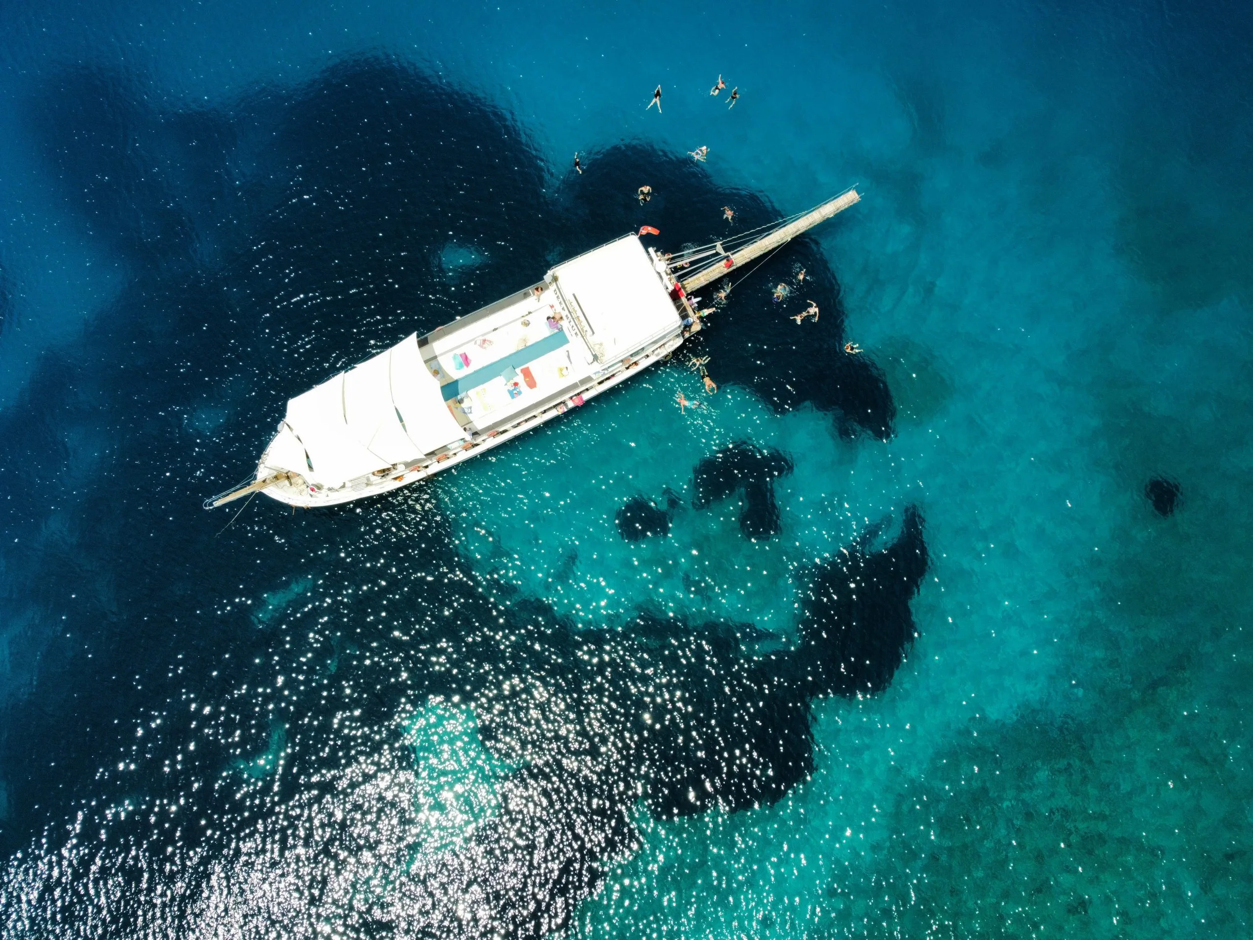 Aerial View of Ölüdeniz Blue Lagoon Fethiye